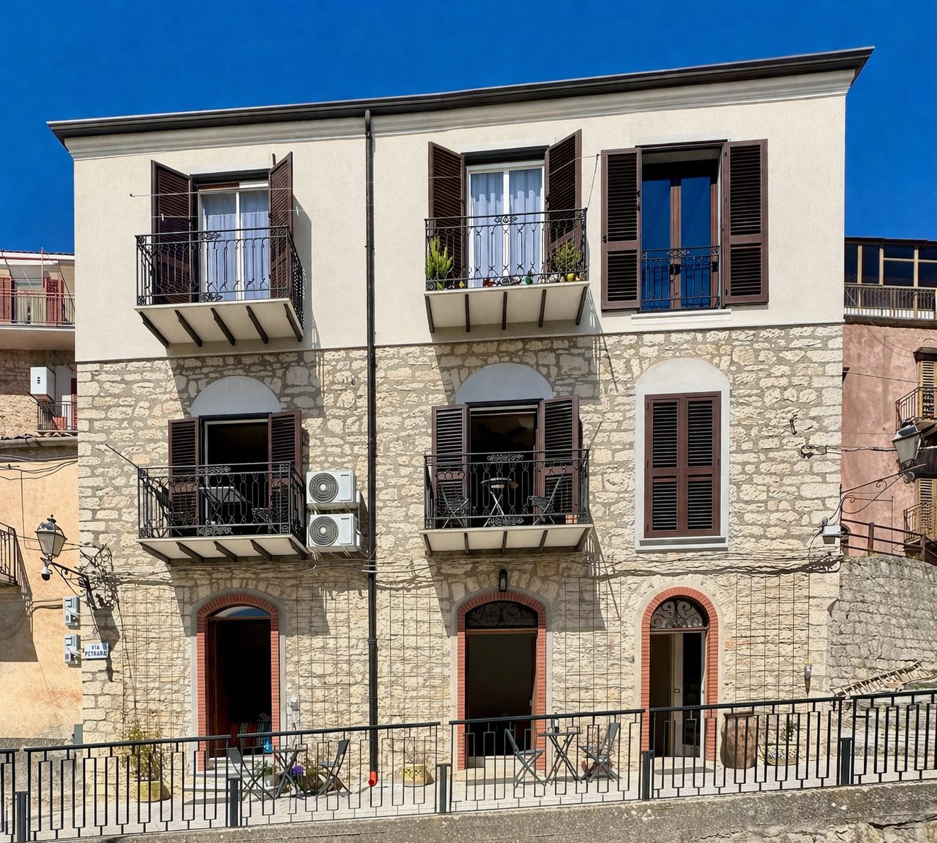 The house today on Via Petrarca